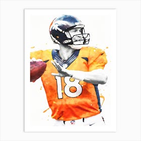 Peyton Manning Denver 1 Art Print