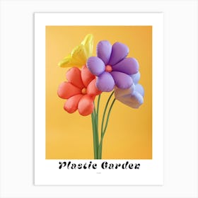 Dreamy Inflatable Flowers Poster Lilac 4 Art Print