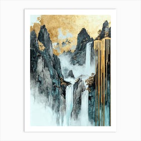 Sierra Madre Gold Geometric Grandeur Art Print