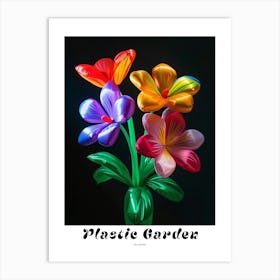 Bright Inflatable Flowers Poster Hellebore 3 Art Print