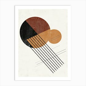 Darmstadt Streamline - Minimalist Bauhaus Art Print