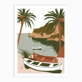 Boats On The Beach 2 Art Print