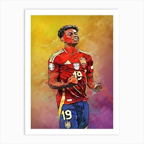 Lamine Yamal7 Art Print