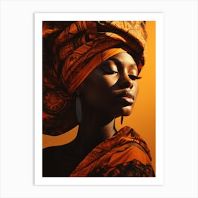 Portrait Of African Woman 23 Art Print
