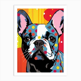 Pop Art Graphic Novel Style Boston Terrier 2 Art Print