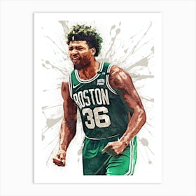 Marcus Smart Boston Celtics Art Print