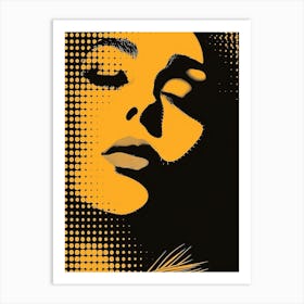 Woman'S Face 4 Art Print