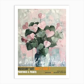 A World Of Flowers, Van Gogh Exhibition Bleeding Heart 3 Art Print