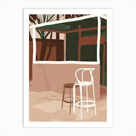 Bar At The Beach Art Print