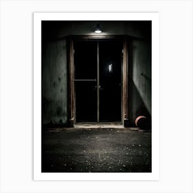 Doorway In The Dark Art Print