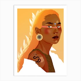Fire Goddess Art Print