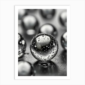 Water Droplets 1 Art Print