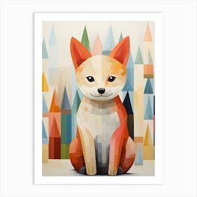 Fox love Art Print