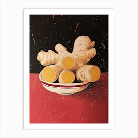 Art Deco Ginger Still Life 2 Art Print