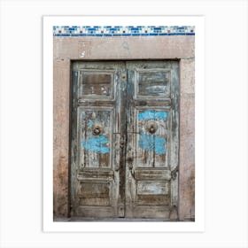 Old Door In Yazd Art Print