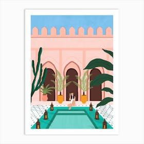 Marrakech Riad Morocco II Art Print