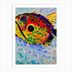 Pufferfish Matisse Inspired Art Print