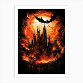 Batman Arkham City 2 Art Print