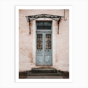 Blue French Door | Romantic | France Art Print