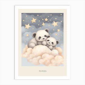 Sleeping Baby Panda 1 Nursery Poster Art Print