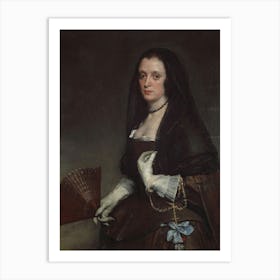 Diego Velázquez The Lady With A Fan Art Print