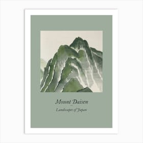 Landscapes Of Japan Mount Daisen 42 Art Print