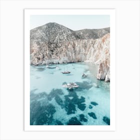 Ikaria, Blue Haven Art Print