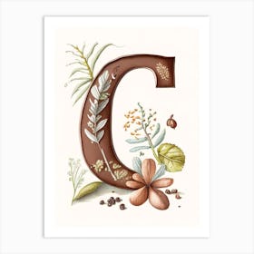 C  Chocolate, Letter, Alphabet Quentin Blake Illustration 1 Art Print