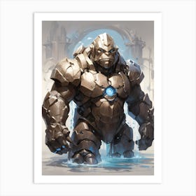 Golem Art Print