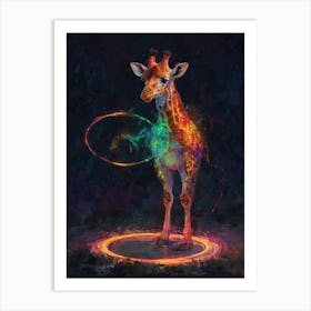 Giraffe 80 Art Print