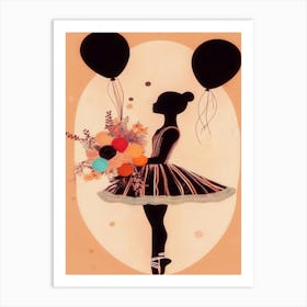 Ballerina Abstract 1 Art Print