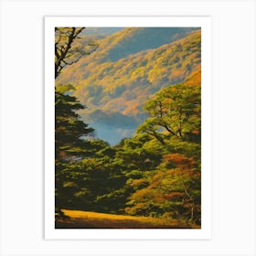 Fuji Hakone Izu National Park 2 Japan Vintage Poster Art Print