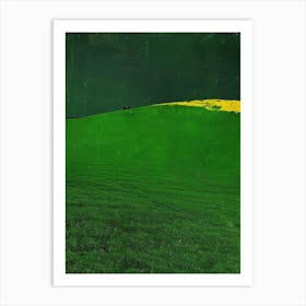 Green Field Art Print