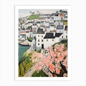 Clovelly (Devon) Painting 2 Art Print