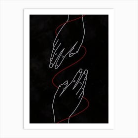 Hands In The Air Art Print