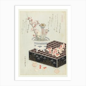 A Comparison Of Genroku Poems And Shells, Katsushika Hokusai 11 Art Print