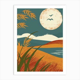 Moon In The Sky 10 Art Print