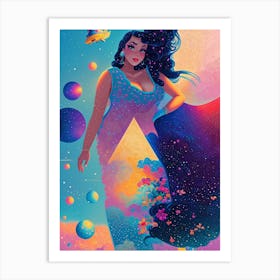 Venus In Space Art Print