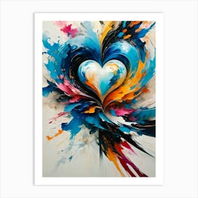 Heart Painting - Herzbeben Art Print