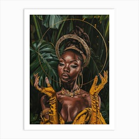 'The Golden Girl' Art Print