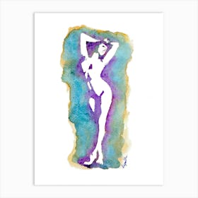 Nude woman 1 Art Print