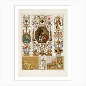 17th Century Pattern, Albert Racine (6) Art Print