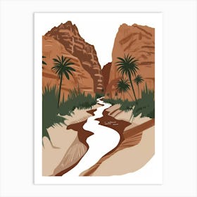 River In The Desert 4 Art Print