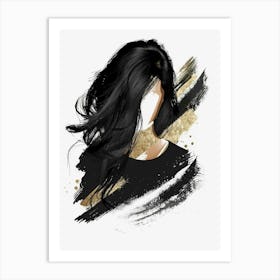 Portrait Of A Woman 130 Art Print