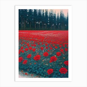 Red Roses 6 Art Print