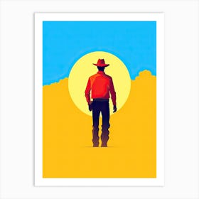 Cowboy Art Print