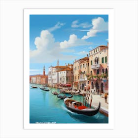 Grand Canal In Venice..4 Art Print