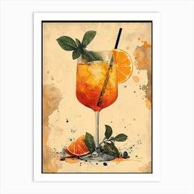 Aperol Spritz Art Print 397 Art Print