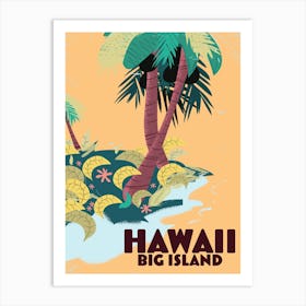 Hawaii Big Island Travel Art Print