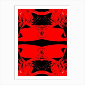 Abstract Red Abstract 1 Art Print